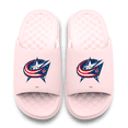 thumbnail image 2 of Youth ISlide Pink Columbus Blue Jackets Primary Motive Slide Sandals, 2 of 5