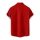 thumbnail image 4 of Hombres Casual Botones Playa Sin posicionamiento Estampado Turndown Camisa de manga corta Blusa Pompotops oipoqjl46205, 4 of 7