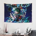 thumbnail image 3 of My Hero Academia Tapestry, Anime Wall Poster Art, Wall Tapestry For Bedroom Living Room Dorm Room, Wall Hanging For Festival Party Events Background Photography Backdrop, 60x40 Inch, 3 of 10