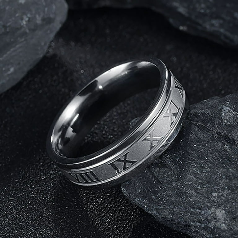 Titanium punk hotsell ring