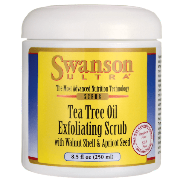 Swanson Tea Tree Oil Exfoliating Scrub