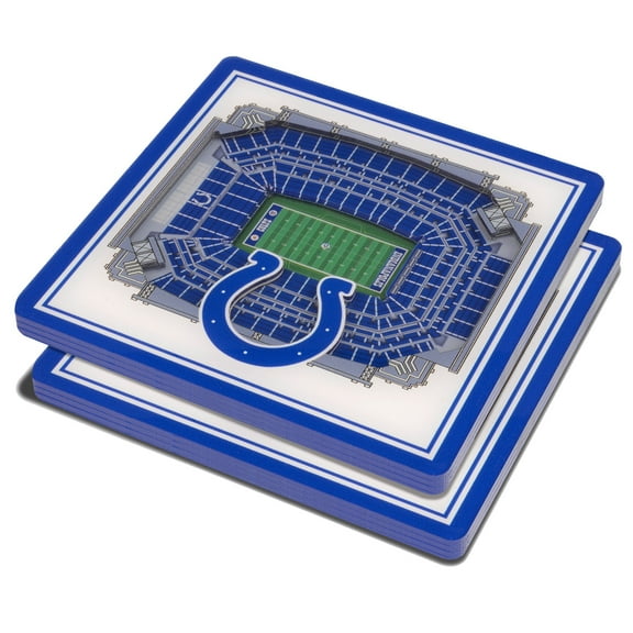 IDNA Indianapolis Colts White 3D StadiumViews Coasters