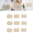 thumbnail image 1 of 3 Piezas Rebanadas de madera BLESIY Decorativas licencia de Señal decoración rústica, 1 of 8