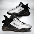 thumbnail image 1 of Zapatillas deportivas de moda para hombre, zapatillas para correr, suelas antideslizantes, cómodas zapatillas bajas para caminar, zapatillas informale Blanco Yinane Zapatillas de deporte de los hombres, 1 of 8