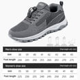 thumbnail image 3 of Zapatos Para Correr Zapatos casuales unisex Cordones elásticos transpirables para deportes al aire libre (42 gris) Likrtyny Para Estrenar, 3 of 7