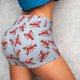 thumbnail image 4 of Fotbe Cartoon Lobsters 1 Shorts Sin Costuras – Shorts Deportivos de Cintura Alta para Mujer, Elásticos para Gimnasio, Yoga, Running o Ciclismo-Small, 4 of 8