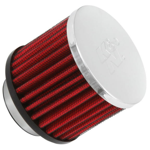 K&N Vent Air Filter/ Breather: High Performance, Premium, Washable, Replacement Engine Filter: Flange Diameter: 1.5 In, Filter Height: 2.5 In, Flange Length: 0.4375 In, Shape: Breather, 62-1460