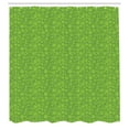 thumbnail image 2 of Ambesonne Shamrock Shower Curtain, Irish Symbol Clover Luck, 69"Wx84"L, Lime Green, 2 of 4