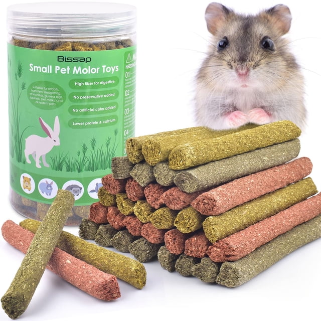 Palitos masticables de conejo Bissap para conejos, conejitos y chinchillas