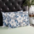 thumbnail image 4 of White Floral Throw Pillow Cover 20 x 36 Inch Decorative Pillow Cover Vintage Pastoral Botanical Flowers Lumbar Pillowcase Seasonal Rectangle Cushion Case for Couch Sofa Bed Living Room, 4 of 7