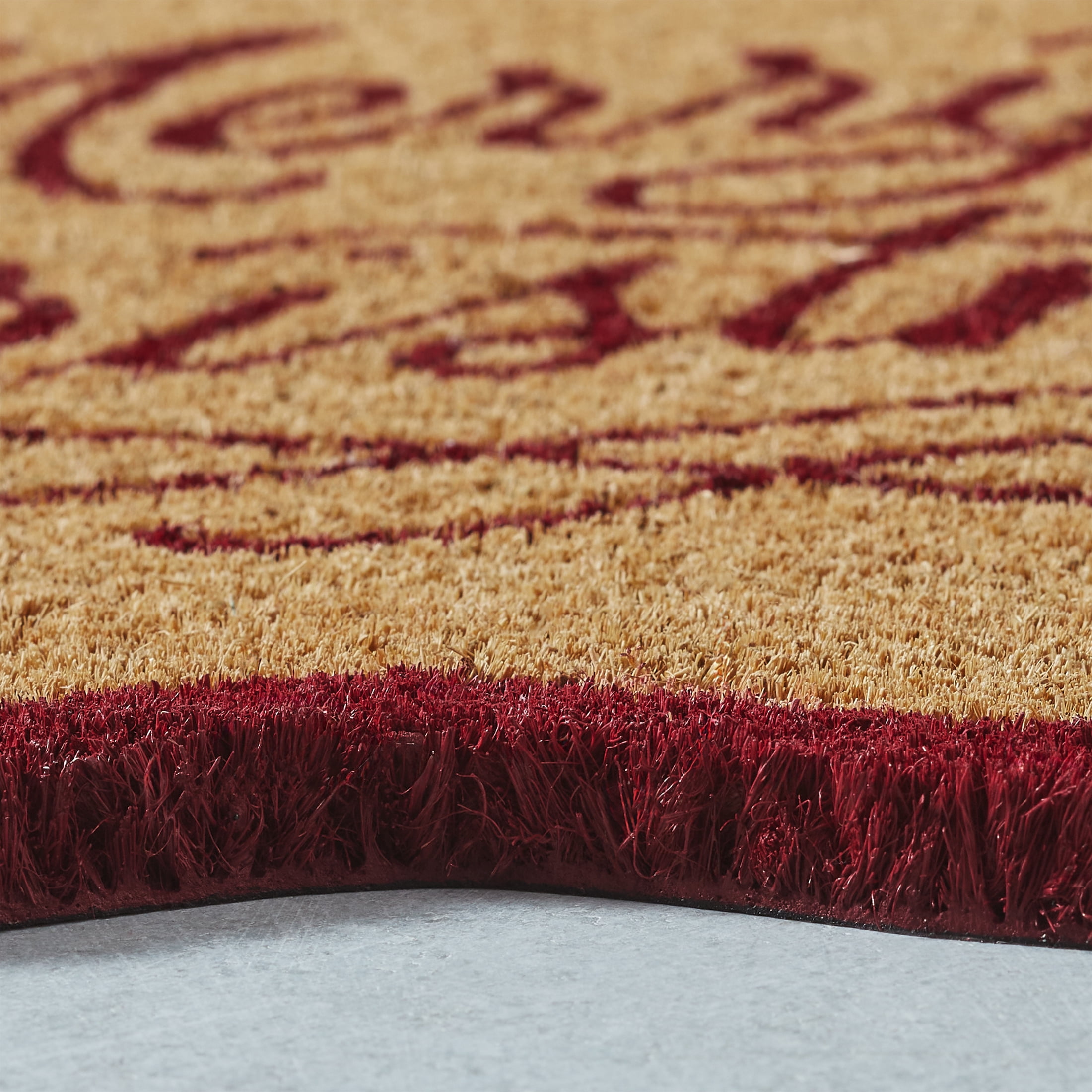 MTH Merry Christmas Scallop Outdoor Coir Mat, 30" x 48"