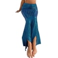 thumbnail image 3 of Womens Mermaid Tail Costume High Waist Fancy Party Sequins Maxi Dress Tail Skirt, 3 of 4