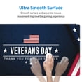 thumbnail image 4 of Sikiie Happy Veterans Day Mouse Pad, 16x29.5 Mousepad Desk Mat in Anti-Slip Rubber Mousepads Mat for Game Office Laptop Computer, 4 of 8