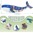 thumbnail image 2 of Whale Montessori Busy Board Toddler Busy Board, Activities Foldable Montessoris Toys for 3+ Years Old Wall Panel, 2 of 7
