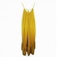 thumbnail image 5 of NIEWTR Robe d'Été Ample pour Femme, Robe de Plage d'Été à Col en V Sans Manches, Décontractée et Fluide, Maxi (Jaune, TG), 5 of 5