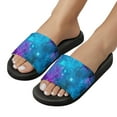 thumbnail image 5 of GZHJMY Stylish Slides for Women Men, Blue Starry Sky Soft Flexible Slip-on Sandals Slippers, 5 of 7