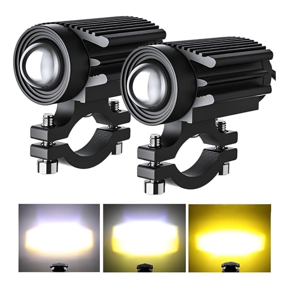 Applicable to 2 Pcs LED Fog Lights for Car Motorcycle ATV SUV