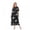 Black, variant on Plus Size Nightgowns for Women Short Sleeve Crewneck Night Dress Starry Sky Printed Loose Nightshirt Full Length Night Gowns with Pockets, L-5XL