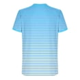 thumbnail image 5 of Wavsuf Mens Tees Shirts Men Plain T Shirts Short Sleeve Round Neck T Shirt Light Blue Size L, 5 of 6