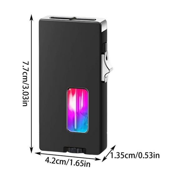 Butane Lighter Refill 7.7 × 4.2 × 1.35Cm Refillable Butane Lighters with Adjustable Output Control for Outdoor Use Men’S Gifts