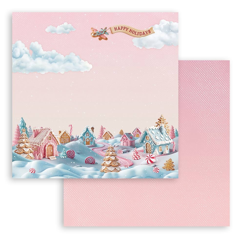 Stamperia Scrapbooking Pad 12"x12" 10/Pkg-Candy Christmas