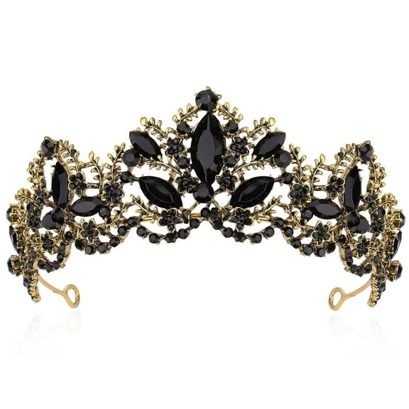 Silver Tiara and Crowns for Women Rhinestone Queen Tiara for Girls Princess Crown with Comb Birthday Headbands Hair Accessories for Wedding Prom Bridal Party Halloween Costume Gift