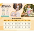 thumbnail image 7 of Oudiya Girls 2 Piece Tie Dye Pajamas Set Summer Trendy Outfit Lounge Set Kids Sleepwear, 7 of 7