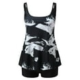 thumbnail image 6 of OAVQHLG3B Tankini Bathing Suit for Womens Swimsuits with Boyshort Printed Top Conservative Two Piece Swimsuits Beachwear, 6 of 7