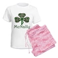 thumbnail image 6 of CafePress - Mcnally Shamrock Women's Light Pajamas - Women's Short Sleeve Print T-Shirt and Pants Light Cotton Pajama Set, 6 of 7