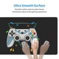 thumbnail image 5 of DouZhe Large Mouse Pad, Fun Joystick Games Controller Non-Slip Waterproof Rubber Keyboard Office Desk Pads Mousepad, 29.5 x 15.8 inches 3mm Thick, 5 of 7
