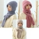thumbnail image 4 of Jumpingount Bufanda con capucha de invierno elegante y de moda para una protección versátil para los oídos bufanda a prueba de viento Accesorios de disfraces rosa, 4 of 6