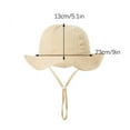thumbnail image 3 of Fengyings Baby Sun Hat Toddler Protective Bucket hat Nice Beach hat for Baby Girl boy Adjustable Cap, 3 of 4