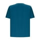 thumbnail image 4 of Blusas para mujer,Blusa informal de poliéster liso con cuello en V y mangas cortas para mujer, con botones frontales para uso diario, sopatenor, 4 of 8