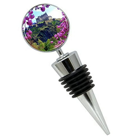 Edinburgh Scotland Wine Bottle Stopper In Gift Box, Perfect For House Warming Gift