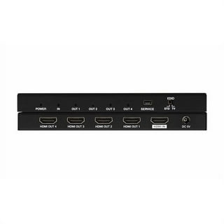 4K 1x2 HDMI Splitter w/18GBPS Audio Extractor & HDMI 2.0b HDCP 2.2 & HDR,  WolfPack