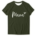 thumbnail image 1 of Tops Cortos para Mujeres Retro Impreso Cuello Redondo Manga Corta, Camiseta Casual para Uso Diario Y de Fiesta, 1 of 4