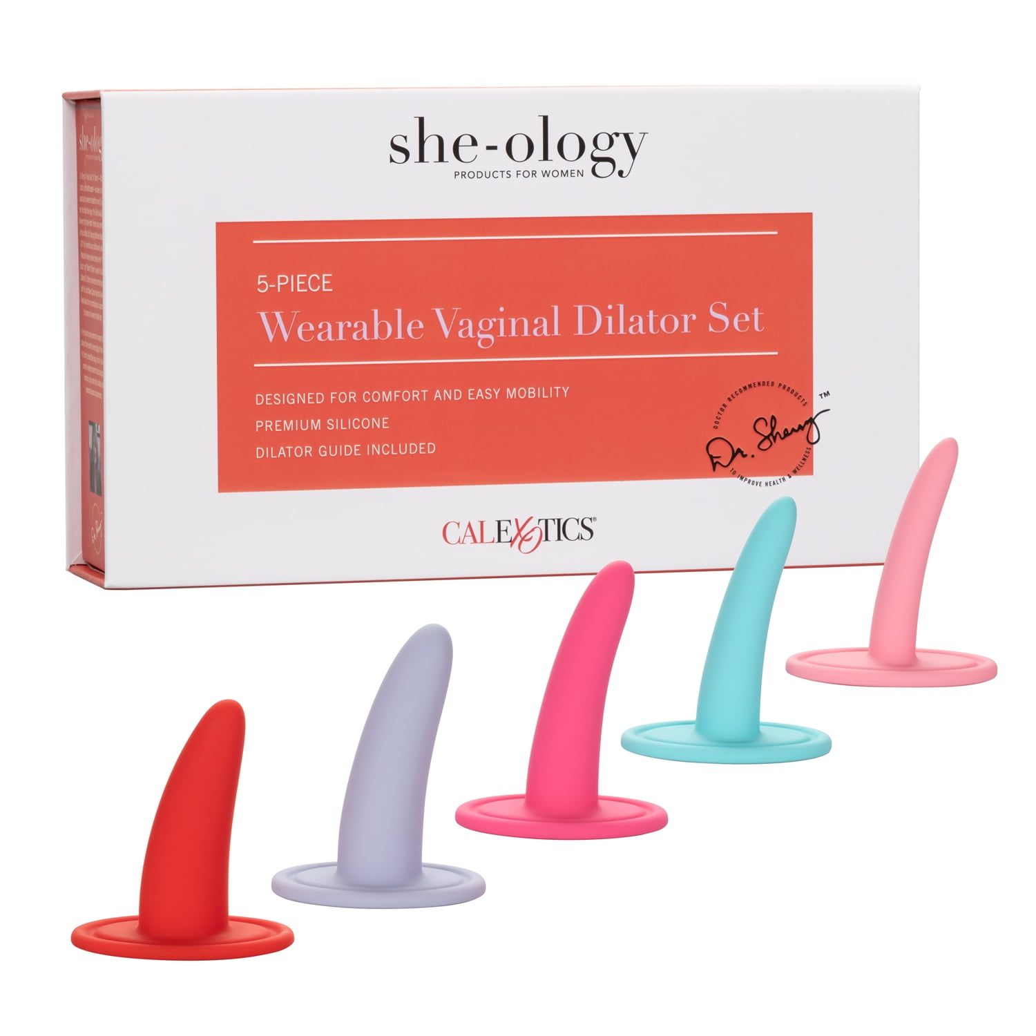 California Exotic Novelties She-ology 5-piece Wearable Vaginal Dilator ...