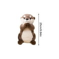 thumbnail image 4 of 25Cm Plush Toy Wishing Figurine, Realistic Cute Otter Doll With Soft Plush Material, Simulation Craftsmanship, Praying Pose Design For Wishing, Perfect For Children And, 4 of 6