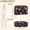 thumbnail image 4 of FORMRS Women Crossbody Purse with Chain Strap Vegan Leather Shoulder Handbag, Halloween Purple Ghosts, 4 of 7
