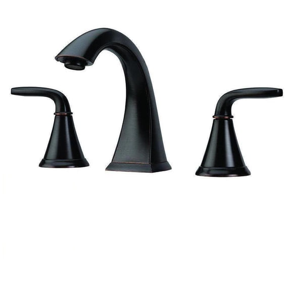 Pfister Lf-049-Vn Venturi 1.2 GPM 8" Widespread Bathroom Faucet - Black