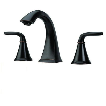 Venturi 8 in. Widespread 2-Handle Bathroom Faucet in Matte Black