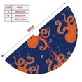 thumbnail image 5 of Kll 48" Christmas Tree Skirt Octopus Xmas Tree Skirts Mat For New Year Xmas Holiday Party Indoor Outdoor Home Decoration, 5 of 9