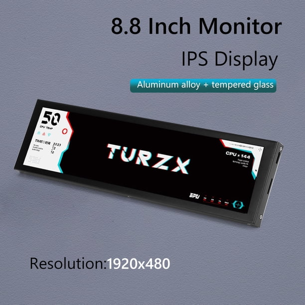 Pantalla Lcd Monitor De Pantalla Ips De 8.8 Pulgadas 480X1920 Monitor Táctil De Tira Larga Temas De Bricolaje Libremente Kuymtek Para estrenar