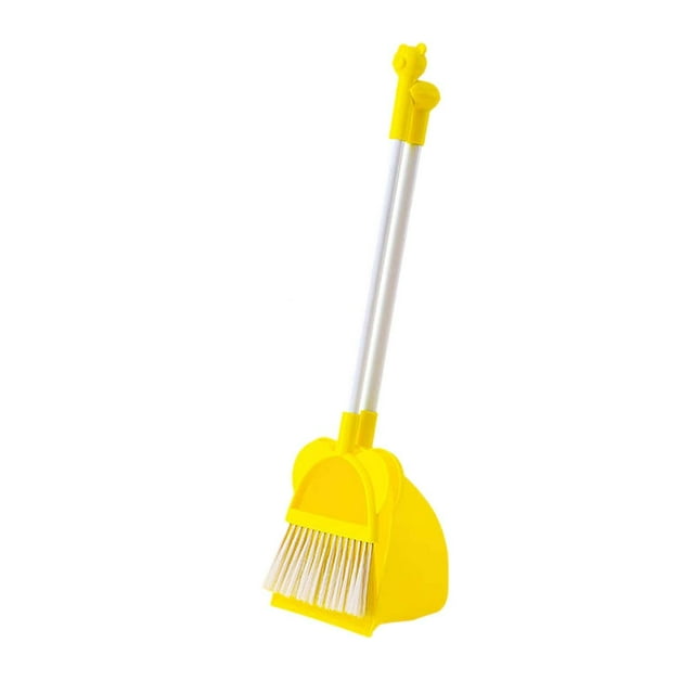 TISHITA Children Housekeeping Cleaning Tools Kids Cleaning Set for Preschool Age 3-6 yellow