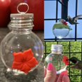 thumbnail image 1 of Comedero Para Pájaros Alimentador de agua de plástico para pájaros, botella de alimentación de colibrí de mano (flor), 1 of 3