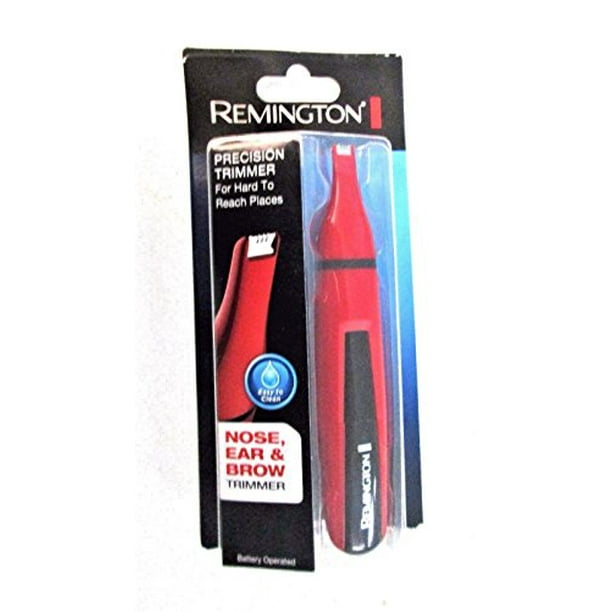 Remington ND3150CDN Tondeuse Nez Oreille de Voyage à Piles Taille de Poche Rouge