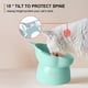 thumbnail image 3 of Cuencos elevados de cerámica para gatos, cuenco elevado para comida y agua para gatos, cuenco inclinado para proteger la columna vertebral, 3 of 5