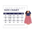 thumbnail image 3 of TIYOMI Womens Plus Size Dress American Flag Summer 4 of July Dress Short Sleeve V Neck Dress Vacation Holiday Dress Casual Loose Fit Dress XL 14W 16W, 3 of 4
