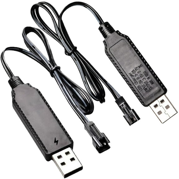 USB Charger Cable for 3.7V Lithiums Battery Charger SM2.0-2P Forward for Car Aircraft Parts Quadcopter Toy Aircraft