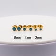 thumbnail image 4 of JUSTJANDM 12 Pairs Enamel Ear Piercing Stud Earrings, Surgical Stainless Steel Multicolor Epoxy Birthstone Stud Earrings for Ear Piercing Guns, 4 of 6